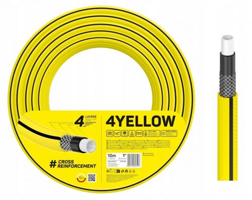  Vrtno crijevo 4YELLOW 1" 10 m Cellfast