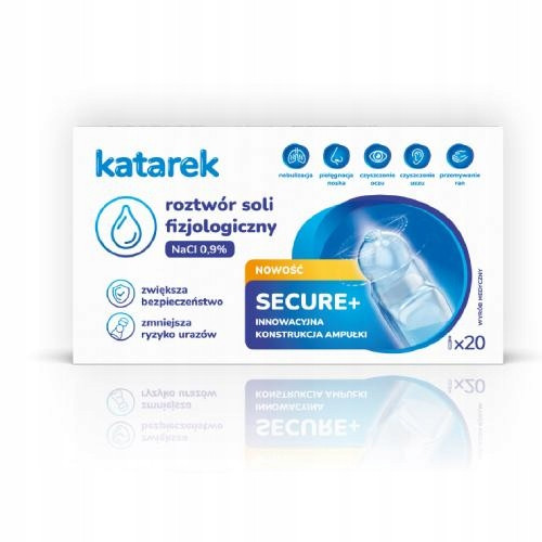  KATAREK SECURE+ fiziološka otopina ampule 20x5 ml