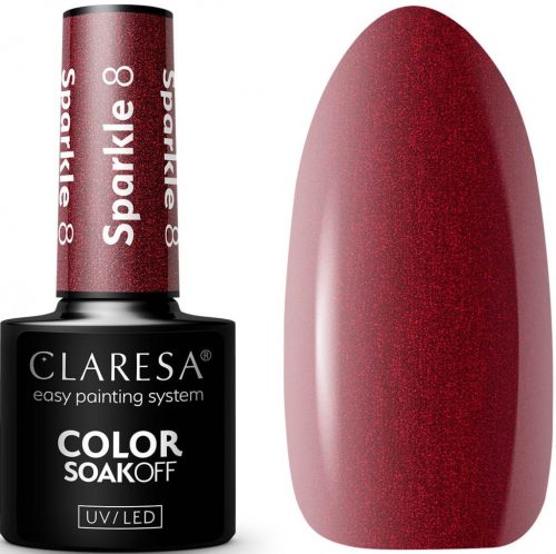  CLARESA HYBRID LAK ZA NOKTE SPARKLE 8 - 5G