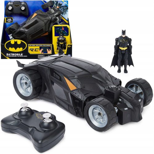  Batmobile igračka s figurom Spin Master 6065425 crna