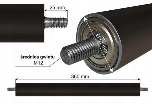  Metal-Kolor Roller 360 transportni valjak