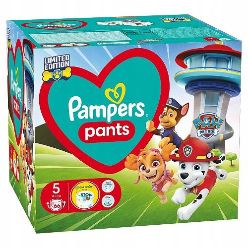  Pampers Paw Patrol pelene veličina 5 66 kom.