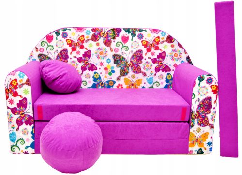  Welox Maxx sofa 100 x 170 cm ljubičasta tkanina