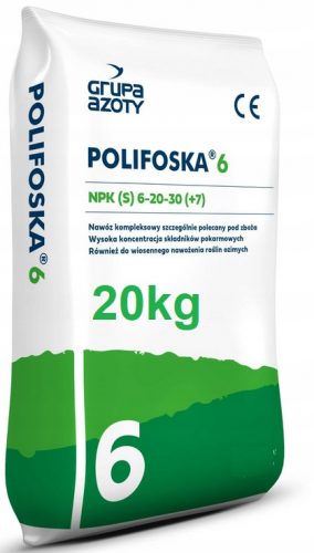  Polifoska 6 višekomponentno gnojivo iz distribucije Grupe Azoty 600105495 granule 20 kg