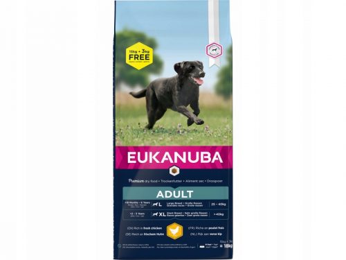  Eukanuba piletina suha hrana za aktivne pse 18 kg