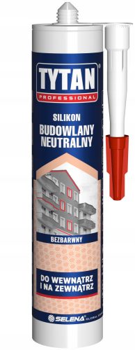  Tytan Professional građevinski silikon, bezbojan, 280 ml