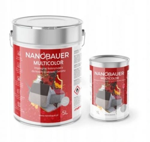  Nanobauer NS.40.J.242 boja impregnacija crvena 5 l