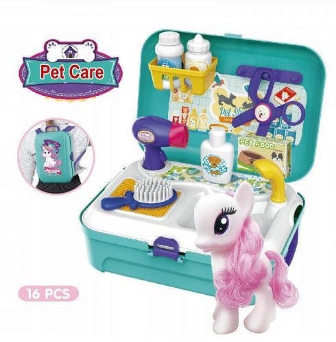  KOZMETIČKI SALON SET U KOFERU + PONY KONJ