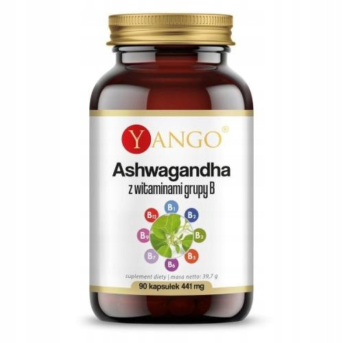  YANGO Ashwagandha s vitaminima B, 90 kapsula.