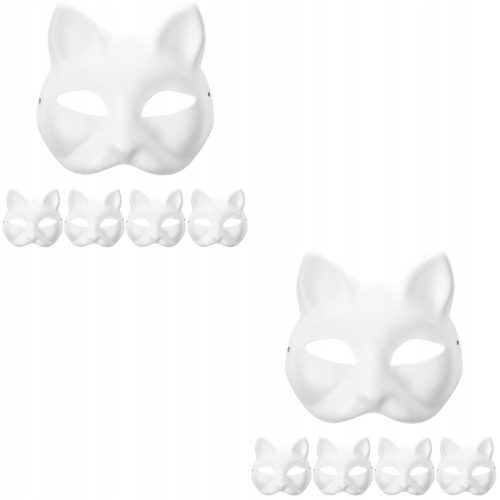 Mačka Maska za lice Halloween Masks Fox Base 10 kom