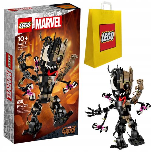  LEGO Super Heroes 76249 Groot as Venom + LEGO 6315792 VP PAPIRNATA VREĆA SREDNJA M 34X41X10 TE