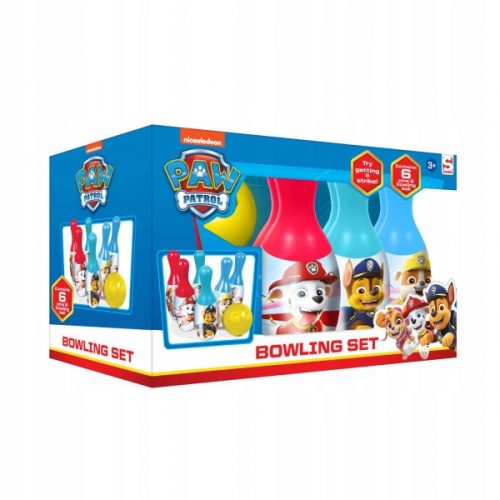 Kuglanje za djecu - Nickelodeon Paw Patrol set za kuglanje + Ranok-Creative classic naljepnice 1 kom.