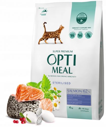  Optitimeal suha hrana losos 4 kg