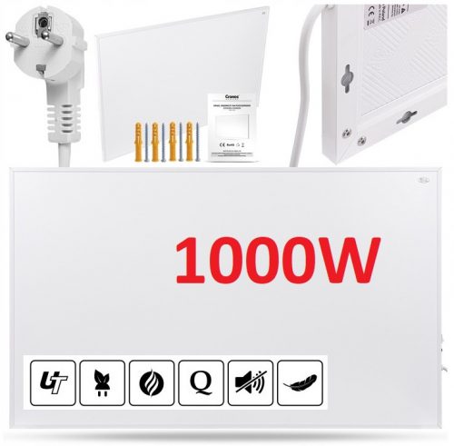 INFRACRVENA GRIJAČICA IR PANEL 1000W + NALJEPNICA NE BACAJTE