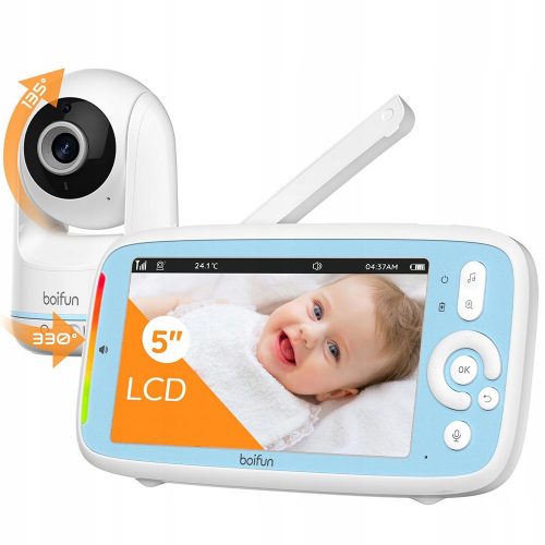  Boifun bijeli elektronski baby monitor