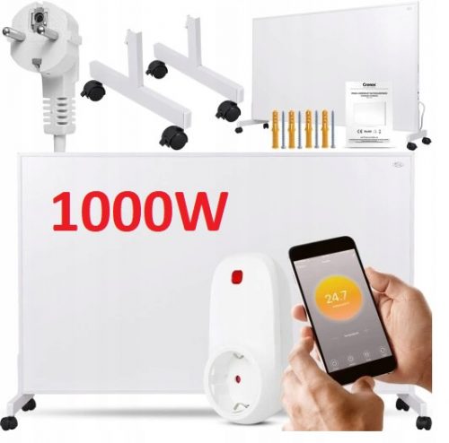 INFRACRVENA GRIJALICA 1000W NOGE WIFI TERMOSTAT