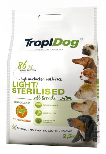  TropiDog suha hrana piletina 2,5 kg