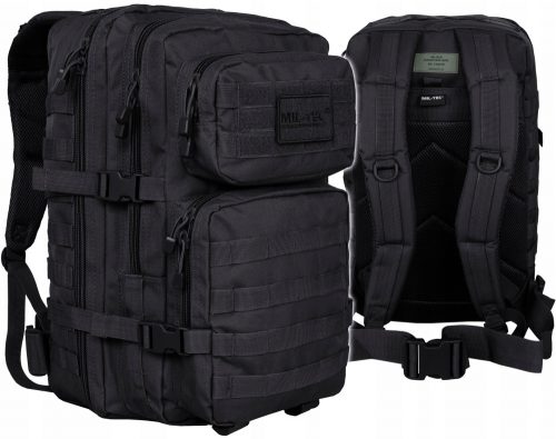  Vojni ruksak Mil-Tec Assault 20-40 l crni