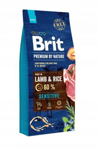  BRIT BY NATURE PREMIUM suha hrana za pse Sensitive lamb 15kg