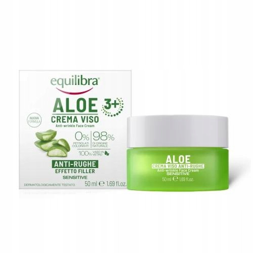  Equilibra Aloe krema za lice protiv starenja 0 SPF dnevna i noćna 50 ml