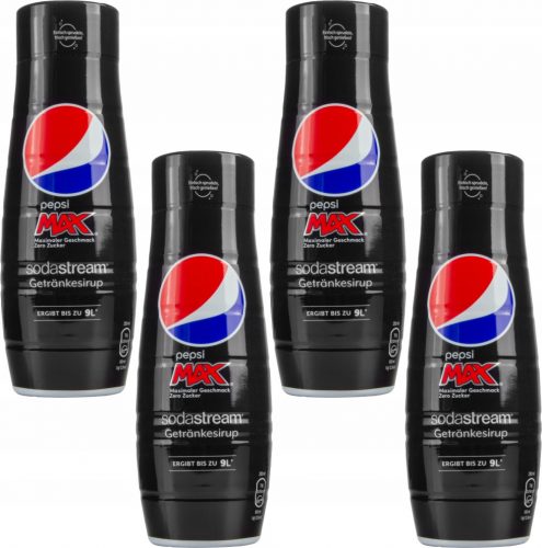  4X SODASTREAM PEPSI MAX SIRUP BEZ ŠEĆERA 440 ML