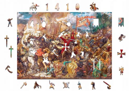  Drvena slagalica Battle of Grunwald Drvena slagalica na poklon A3