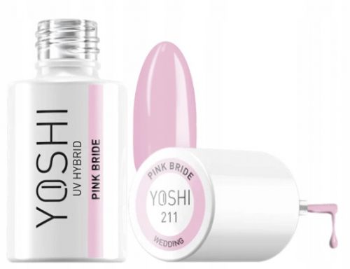  YOSHI hibridni lak za nokte Pink Bride 211- 6 ml