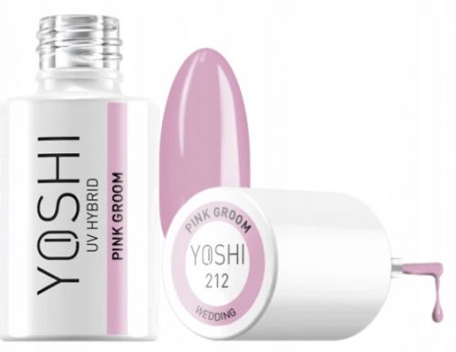  YOSHI hibridni lak za nokte Pink Groom 212 - 6 ml