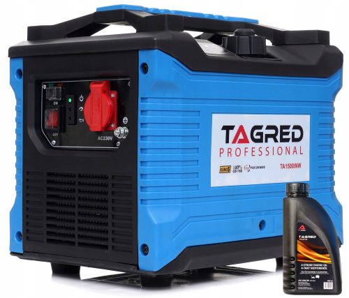  Prijenosni jednofazni benzinski generator Tagred od 1200 W