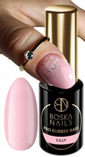  BOSKA NAILS Gumena baza za nokte RUBBER BASE PRO LILLY 6ml