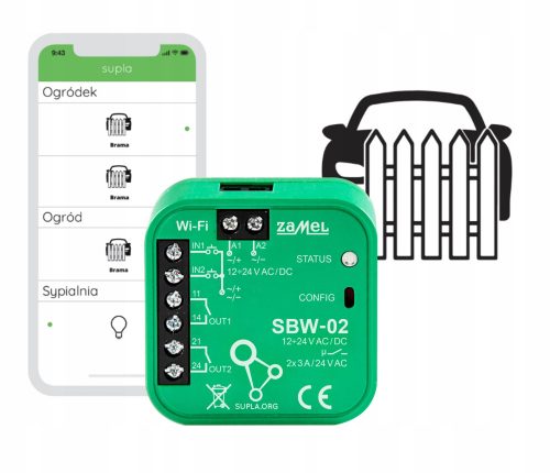 Zamel Supla SBW-02 gate kontroler