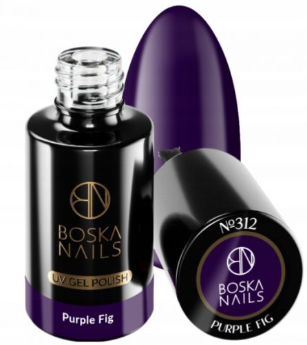  Boska Nails Divine purple fig 312 6 ml hibridni lak