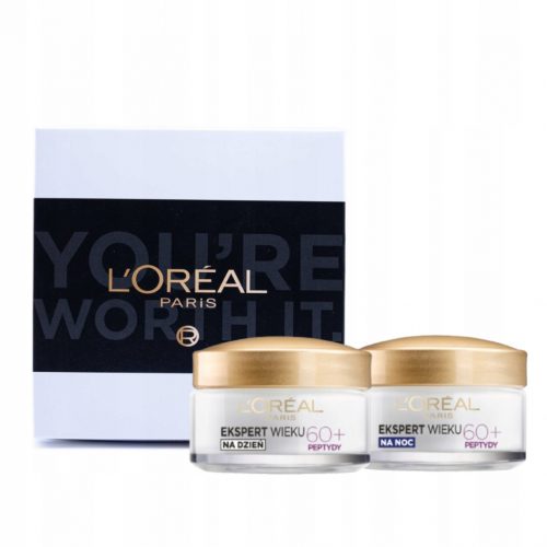  L'Oreal Paris Age Expert 60+ set: dnevna krema protiv bora s peptidima i uljem kamelije i regenerirajuća noćna krema