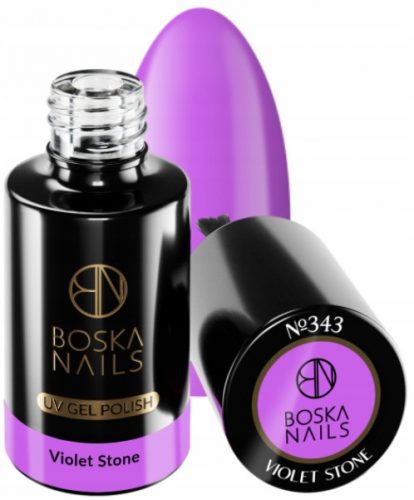  Boska Nails Divine violet stone 343 6 ml hibridni lak