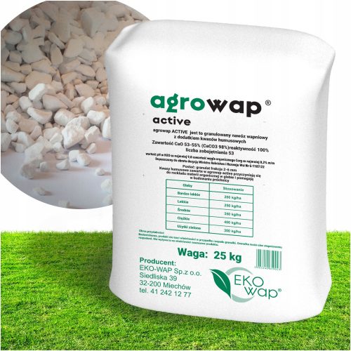  Vapneno gnojivo Eko-wap granule 25 kg 25 l