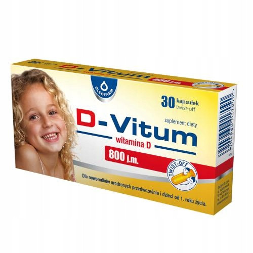  D-Vitum 800 IU - 30 kapsula