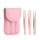  SET TWICES, PINCETA, pinceta u futroli, 3kom, PINK