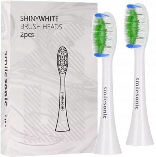  Smilesonic ShinyWhite vrhovi, bijeli, 2 kom.