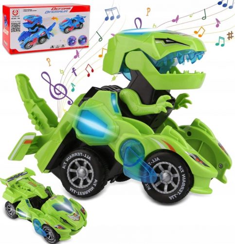  DINOSAUR AUTO AUTO 2 U 1 LED BOJE ZVUK VOŽNJE IGRAJU SE DINOSAURI + ANTI-STRES SENZORSKA IGRAČKA ZA DJECU PUSH BUBBLE POP IT ANTI STRES