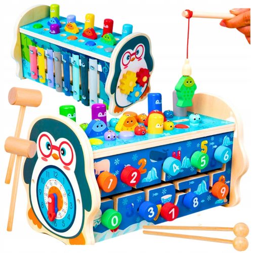  PINGVIN 7u1 CUMPER FISHING EDUKATIVNI PUNCHER MONTESSORI SORTER