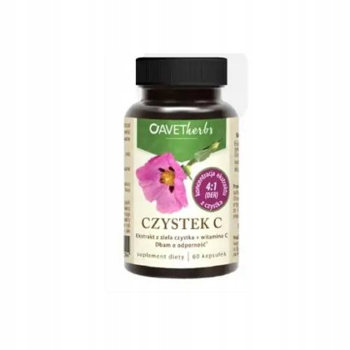  Avet Pharma Czystek C IMUNITY VITAMIN C 60 kaps.