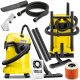  Kärcher WD3 1000 W industrijski usisavač + mlaznica za presvlake KARCHER SE 4001 SE 5100