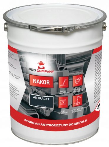  NAKOR Professional brzosušeći antikorozivni temeljni premaz 10l ANTRACIT 7016