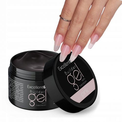  EXCELLENT PRO BUILDER GEL GEL ZA IZGRADNJU S Thixotropy PINK 15 g