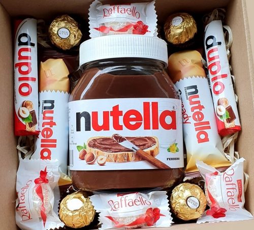  POKLON KUTIJA NUTELLA POKLON SET 600ml ZA NUTELLIN ROĐENDAN