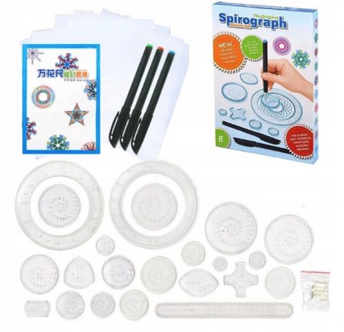  SPIROGRAF SET ZA CRTANJE UZORACI EDUKATIVNA IGRAČKA ZA DJECU