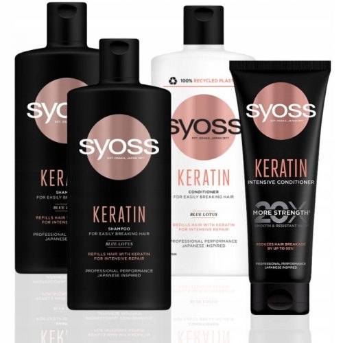  Syoss Keratin Regenerating Hair Set 4 kom.