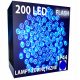  Božićno drvce VANJSKA SVJETLA 200 LED HLADNO vani 15 m 101 - 200 lampica