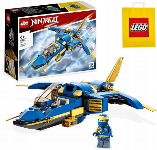  LEGO Ninjago Jayev EVO Supersonic Jet 71784 + LEGO papirnata vrećica 001-2021-2022-2023-2024