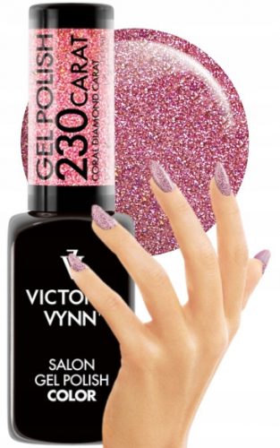  Victoria Vynn GEL POLISH Hybrid lak 230 Carat Coral Diamond 8 ml